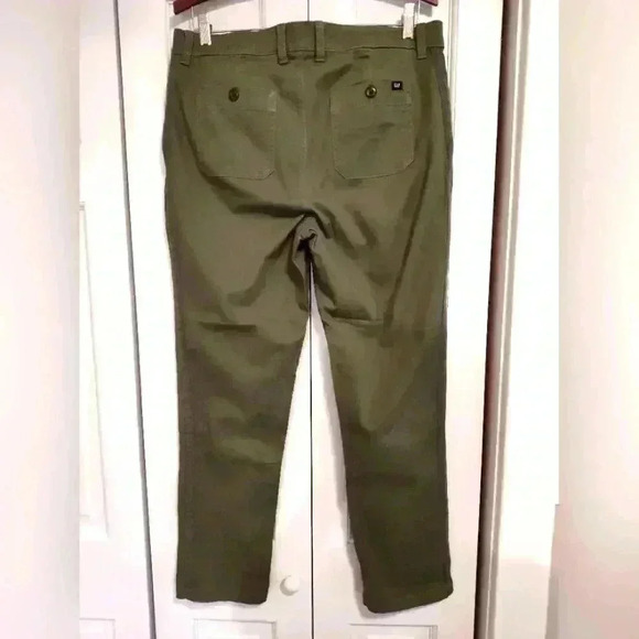 GAP women's twill pants | Relaxed Girlfriend | Olive green | Size 8 - Picture 5 of 10